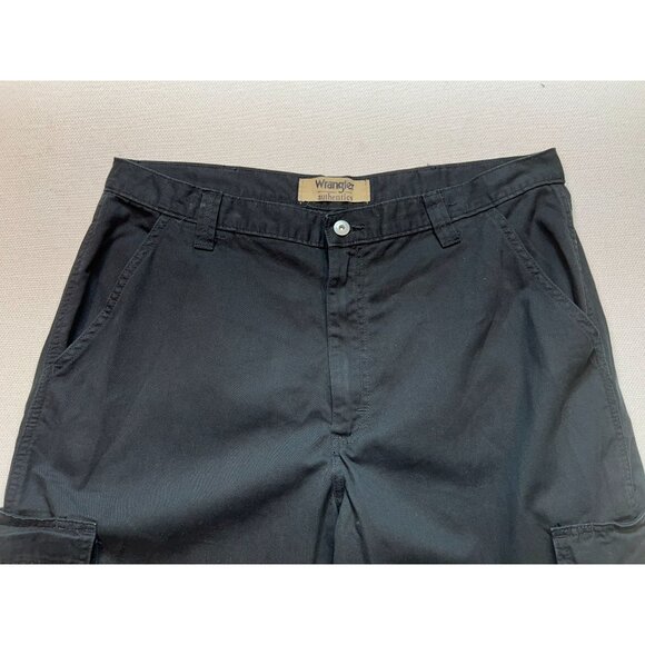 Wrangler Authentics Men's Relaxed Fit Classic Cargo Pants Size 38x30 Dark Gray - Picture 5 of 10